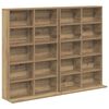 vidaXL CD Regal 2 Stk. Artisan-Eiche 65 x 23,5 x 97,5 cm Holzwerkstoff