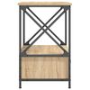 vidaXL Nachttisch Sonoma-Eiche 50x41x65 cm Holzwerkstoff