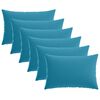 vidaXL Kissenbezug 6 pcs HEERLEN Himmelblau 50 x 70 cm Polyester