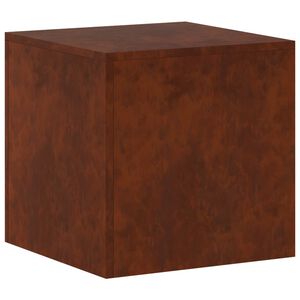 vidaXL Pflanzenst&auml;nder Rostoptik 40 x 40 x 40 cm Wetterfeststahl