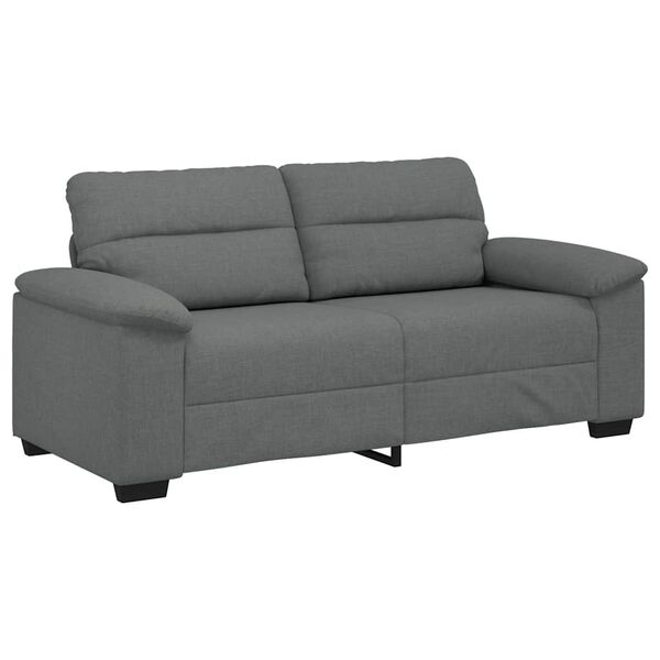 vidaXL 2-Sitzer-Sofa Dunkelgrau 180x81x84 cm Stoff