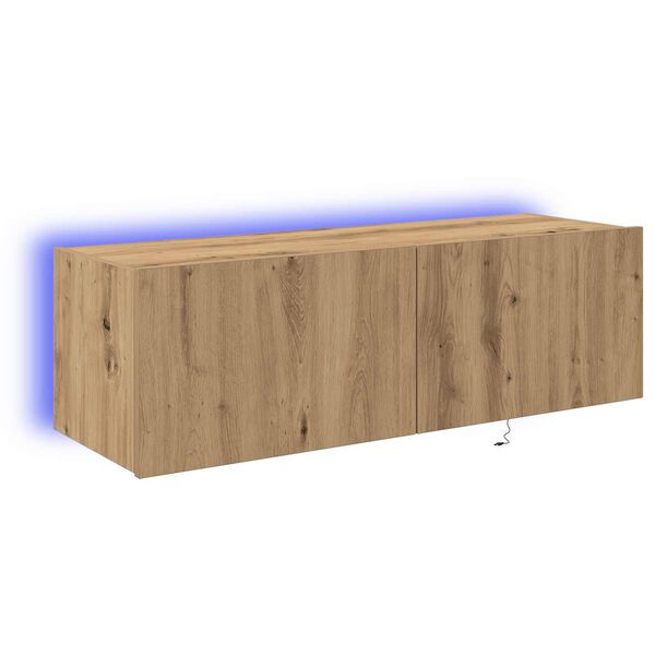 vidaXL TV-Wandschrank Artisan-Eiche 100 x 35 x 31 cm Holzwerkstoff