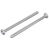 vidaXL Schraube 2 pcs Silber M6 x 100 mm Stahl