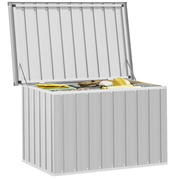 vidaXL Gartenbox Grau 109x67x65 cm