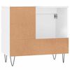vidaXL Badschrank Weiß 65x33x60 cm Holzwerkstoff