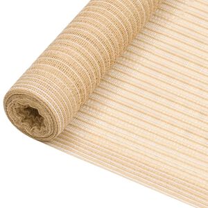 vidaXL Zaunblende Beige 1x10 m HDPE 195 g/m&sup2;