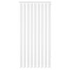 vidaXL Vertikale Jalousien Wei&szlig; Stoff 120x250 cm