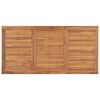 vidaXL 7-teiliges Garten-Ess-Set 160 x 80 cm Massivholz Teak