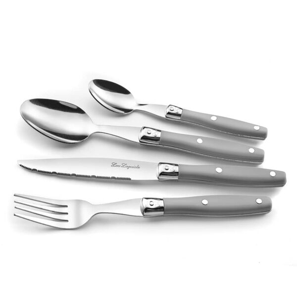 Lou Laguiole 24-tlg. Besteck-Set Comptoir Grau