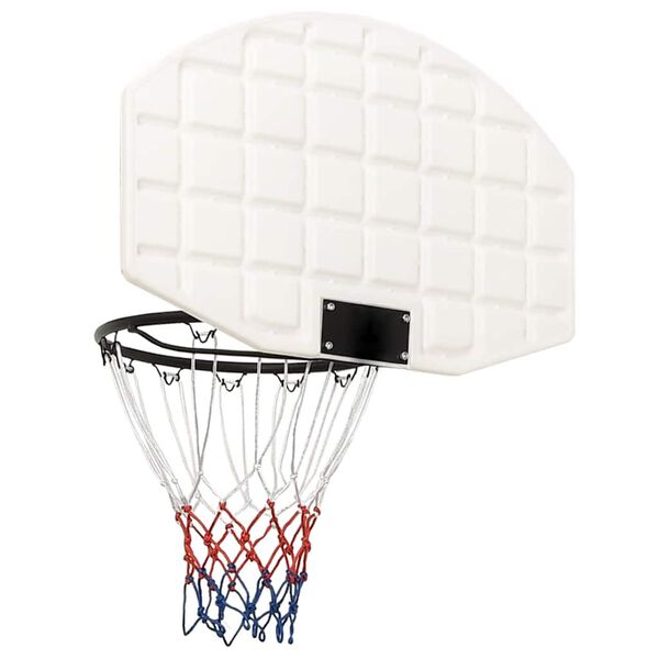 vidaXL Basketballkorb Wei&szlig; 71x45x2 cm Polyethylen