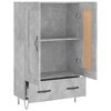 vidaXL Highboard Betongrau 69,5x31x115 cm Holzwerkstoff