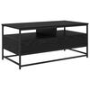 vidaXL Couchtisch Schwarz Eichen-Optik 100 x 51 x 45 cm Holzwerkstoff
