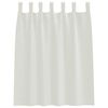 vidaXL Voile-Vorhang mit Vorhängen 2 pcs Creme 140 x 140 cm Polyester