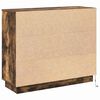 vidaXL LED-Sideboard Ger&auml;ucherte Eiche 90 x 32 x 75 cm Holzwerkstoff