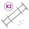 vidaXL Fenstergitter Verstellbar f&uuml;r Fenster 2 Stk. 1000-1500 mm