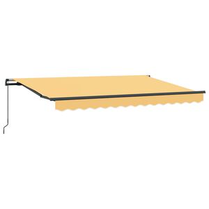 vidaXL Ausziehbare Markise Sand 3,5 x 2 m Stoff