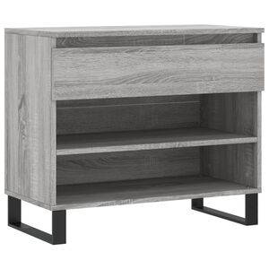 vidaXL Schuhregal Grau Sonoma 70x36x60 cm Holzwerkstoff