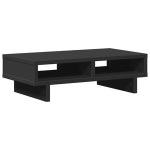 vidaXL Monitorst&auml;nder Schwarz 50x27x15 cm Holzwerkstoff