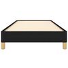 vidaXL Bettgestell ohne Matratze Schwarz 80x200 cm Stoff