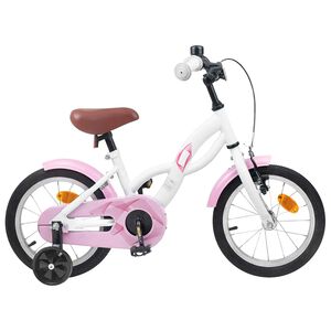 vidaXL Kinderfahrrad 12 Zoll f&uuml;r 2-4 Jahre alt Wei&szlig;