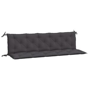 vidaXL Gartenbank-Auflagen 2 Stk. Anthrazit 180x50x7 cm Oxford-Gewebe