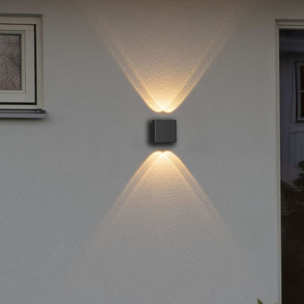 KONSTSMIDE LED-Wandleuchte Chieri 1x4 W Anthrazit