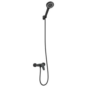 vidaXL Duschkopf Set Schwarz G 1 / 2 Zoll