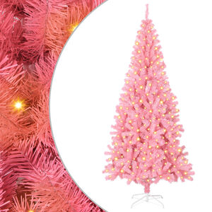 vidaXL Weihnachtsbaum Rosa 180 cm PVC