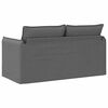 vidaXL Sofa Dunkelgrau Gesamtabmessungen: 156 x 82 x 85 cm (B x T x H)