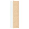 vidaXL Highboard Wei&szlig; 45x42,5x185 cm Holzwerkstoff