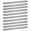 vidaXL Garten-Abdeckprofil 10 stk. 100 x 5 x 5 cm Verzinkter Stahl