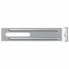 vidaXL Anti-Kipp-Halterung Uni 2 pcs Silber 74,5 x 15 x 32 mm Eisen