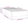 vidaXL Boxspringbettgestell Dunkelbraun 100x200 cm Stoff