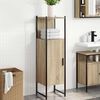 vidaXL Badezimmer Schrank Beige 33 x 33 x 120.5 cm Holzwerkstoff