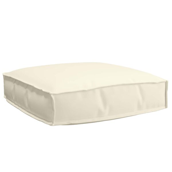vidaXL Palettenkissenset 2 pcs Creme Oxford-Stoff