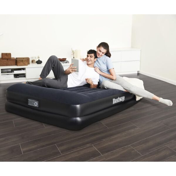 Bestway Luftbett Tritech 2 Personen 203x152x46 cm Schwarz