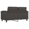 vidaXL 2-Sitzer-Sofa Grau 120 cm Kunstleder