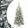 vidaXL K&uuml;nstlicher klappbarer Weihnachtsbaum 120 cm 150 LEDs