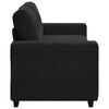 vidaXL Zweisitzer-Sofa Schwarz 180x77x82 cm Samt