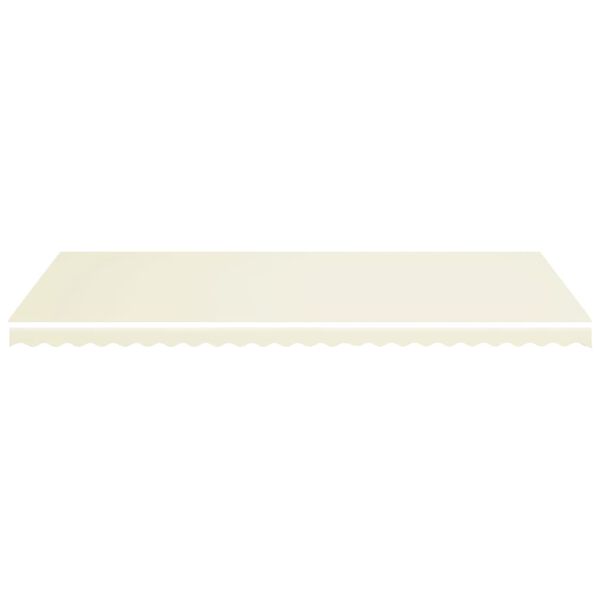 vidaXL Markisenbespannung Creme 6x3,5 m