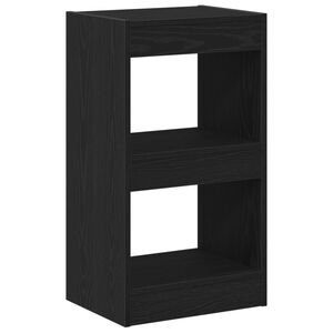 vidaXL B&uuml;cherregal Schwarz Eichen-Optik 40 x 30 x 71,5 cm