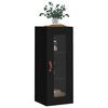 vidaXL Wandschrank Schwarz 34,5x34x90 cm