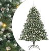 vidaXL Künstlicher Weihnachtsbaum mit 300 LEDs Grün 160 x 160 x 240 cm