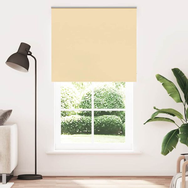 vidaXL Verdunkelungsrollo Beige 130x230 cm Stoffbreite 126,6 cm