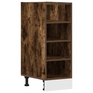 vidaXL Unterschrank Riga R&auml;uchereiche 30x44,5x81,5 cm Holzwerkstoff