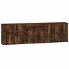vidaXL Sideboards 3 Stk. R&auml;uchereiche Holzwerkstoff