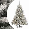 vidaXL K&uuml;nstlicher Weihnachtsbaum mit Weihnachtskugel 120 cm 150 LEDs