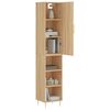 vidaXL Highboard Sonoma-Eiche 34,5x34x180 cm Holzwerkstoff
