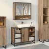 vidaXL Badezimmerschrank Artisan-Eiche 80 x 33 x 60 cm Holzwerkstoff