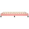 vidaXL Boxspringbettgestell Rosa 140x200 cm Samt